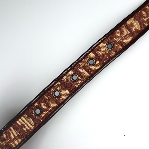 Christian Dior Trotter belt canvas / leather - Picture 3 of 5